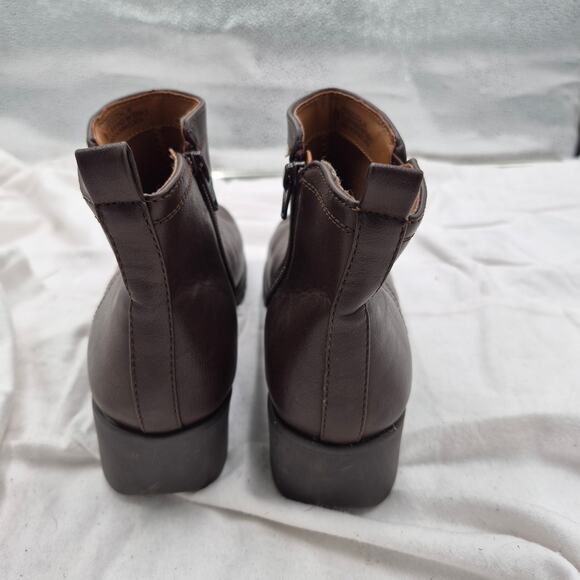 NEW Eurosoft Women's Dallan Wedge Bootie Brown size 7 - Picture 4 of 6